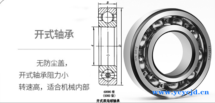 开式深沟球轴承